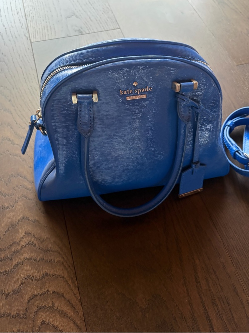 kate spade Electric Blue Dome Satchel